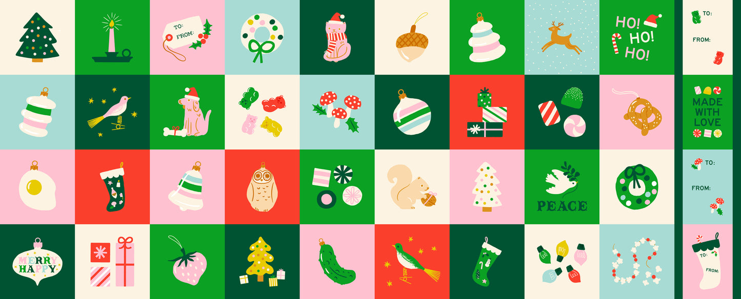 Merry Happy - Panel in Lollipop