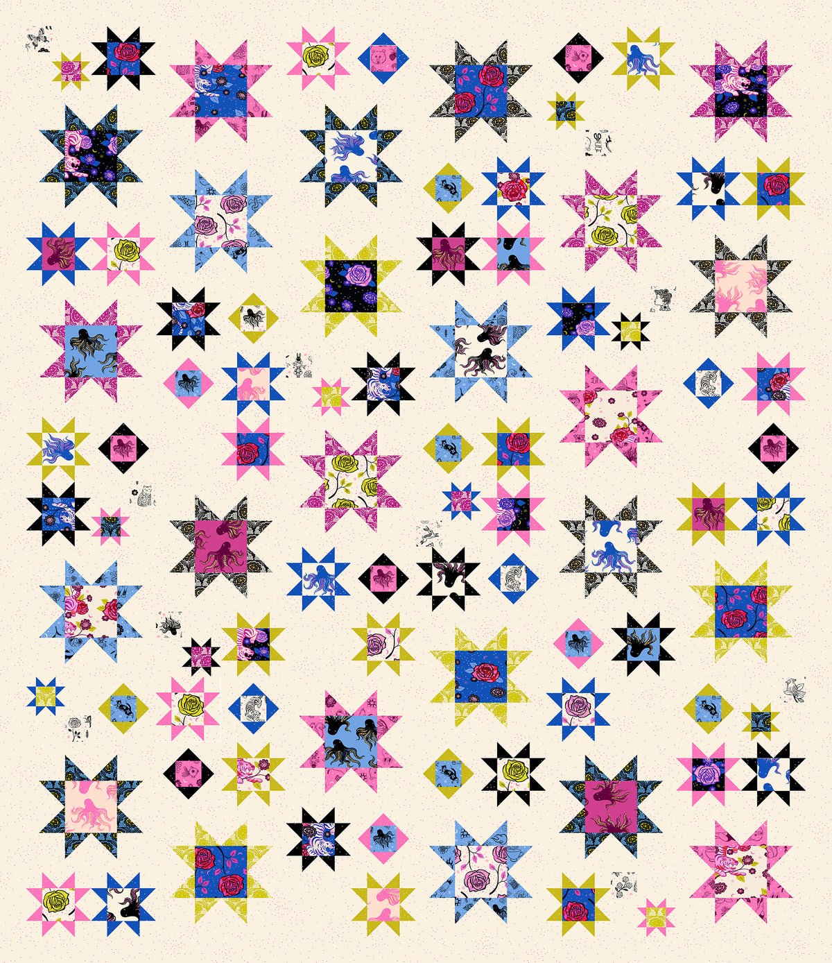 Sawtooth Sky Quilt Pattern (Printed)