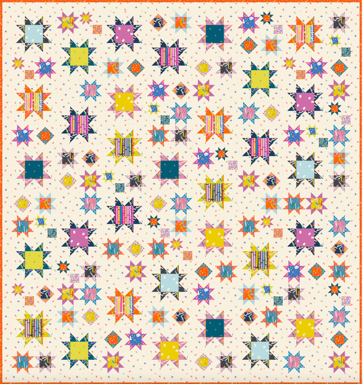 Sawtooth Sky Quilt Pattern (Printed)