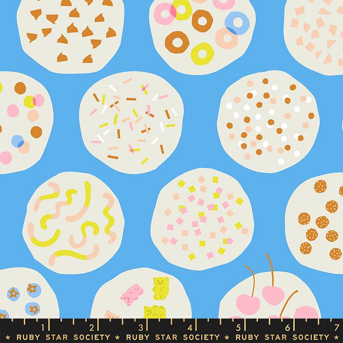 Sugar Cone: Sugar Cookie in Royal Blue (1/3 Yard)