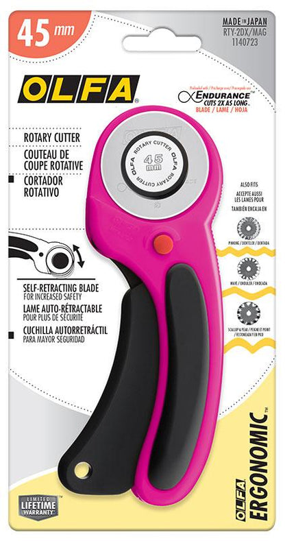 45MM Ergo Cuter Magenta