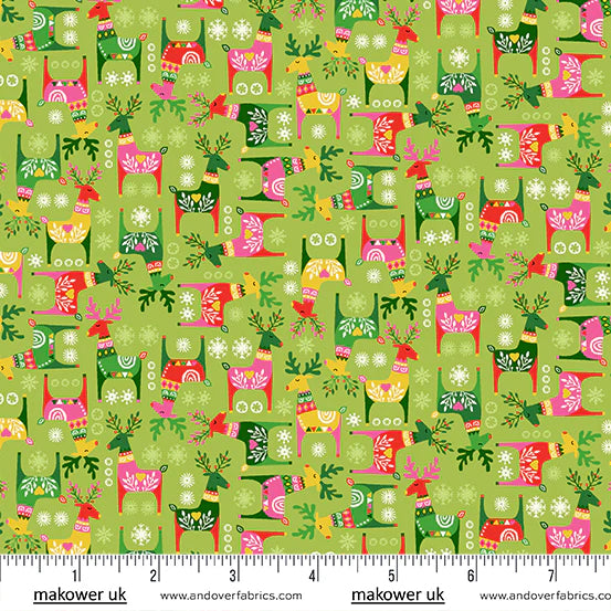 Christmas Brights: Rudolph in Green