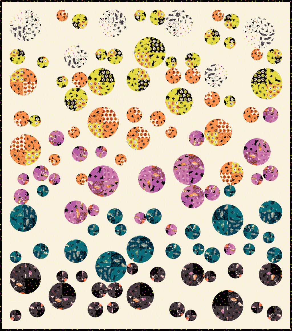 PRE-ORDER: Carbonation Freaky Familiars Quilt Kit