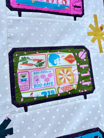 PRE-ORDER: Super Saturday Sparkle Shopper Quilt Kit