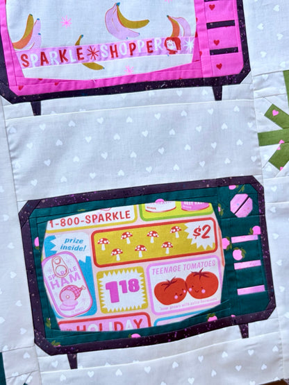 PRE-ORDER: Super Saturday Sparkle Shopper Quilt Kit