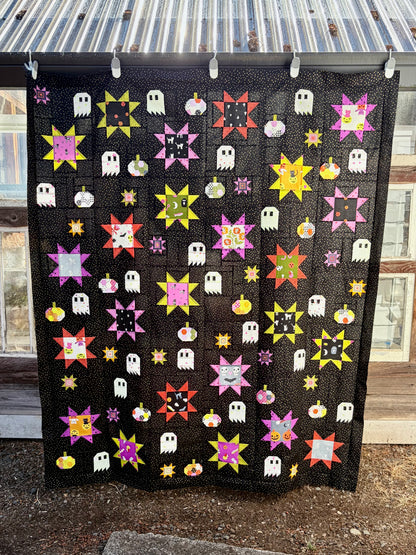 Sawtooth Spooks Quilt Pattern (PDF)