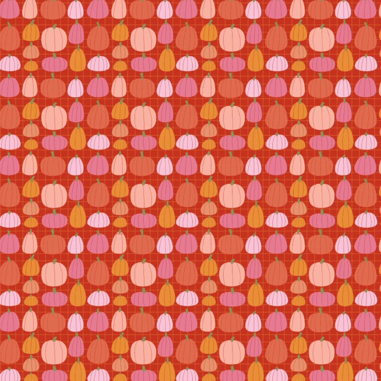 Kitty Loves Candy: Pumpkin Patch (3/4 Yard)