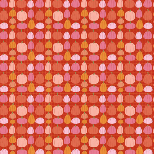 Kitty Loves Candy: Pumpkin Patch (3/4 Yard)
