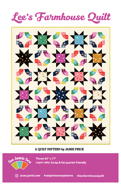 PRE-ORDER: Lee's Farmhouse Sticker Book Quilt Kit