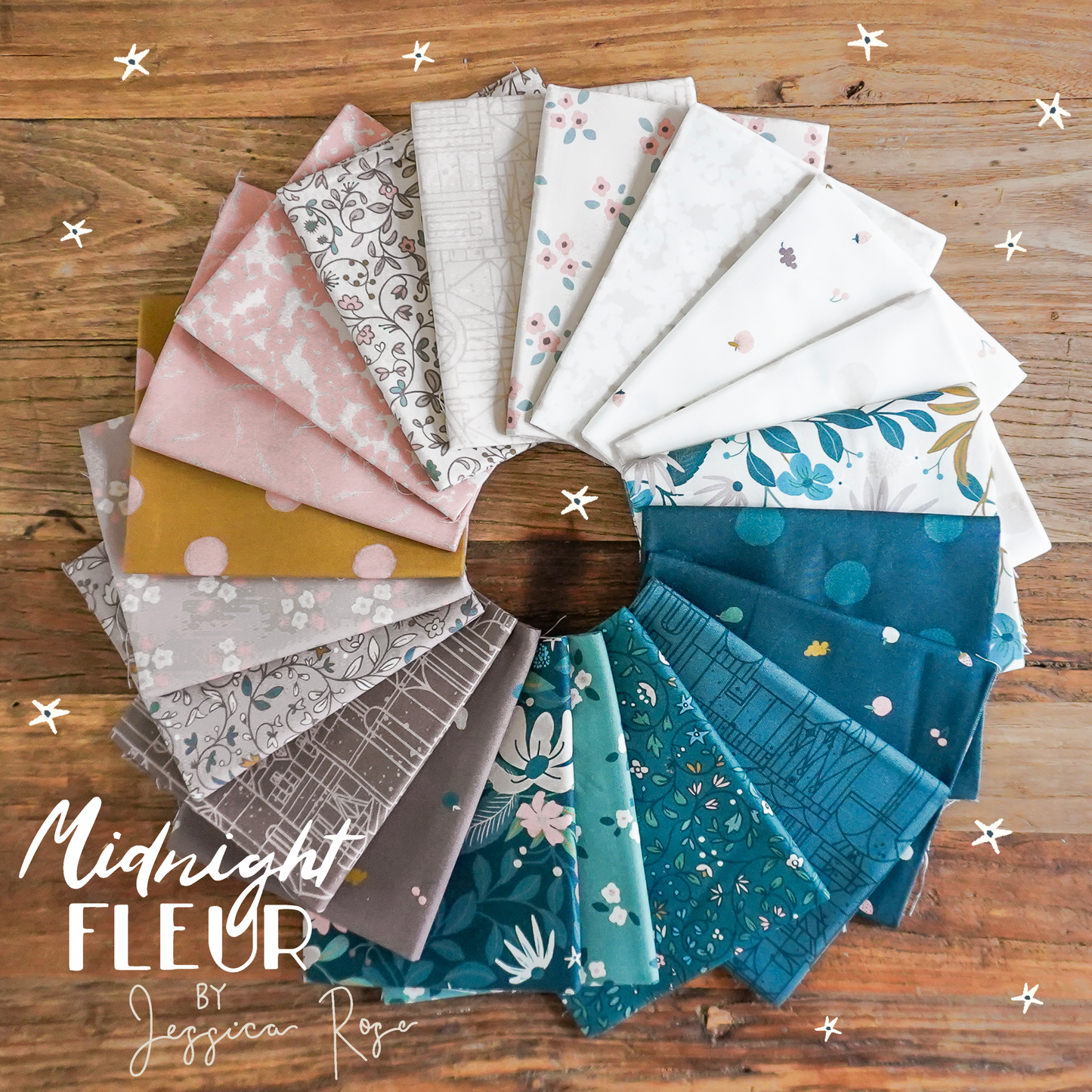 Midnight Fleur Charm Pack