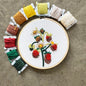 Embroidery & Beadwork Kit - Strawberry Blossom