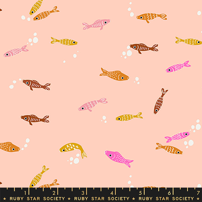 Koi Pond: Fishies in Peach Fizz