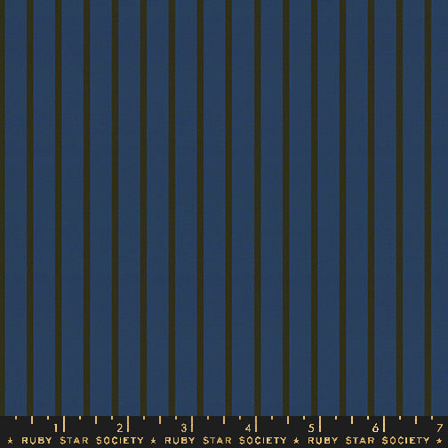 Warp & Weft Ooh Lucky Lucky: Apron Stripe in Navy