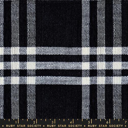 Warp & Weft Mystic Fable - Horizon Plaid Chore Coat in Black