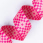 Webbing - Bitmapped in Neon Pink 1.5" Wide