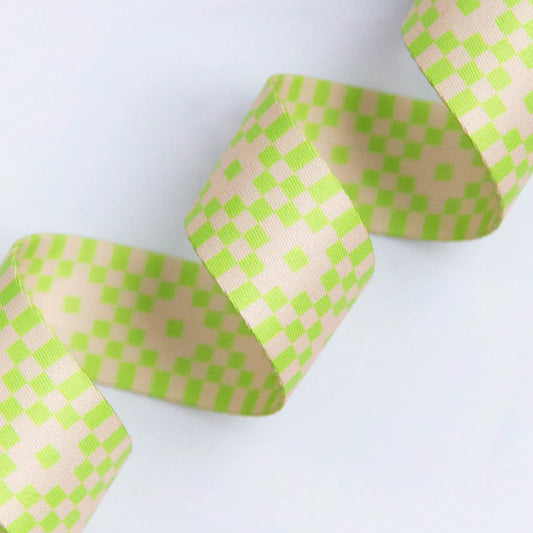 Webbing - Bitmapped in Yellow 1.5" Wide