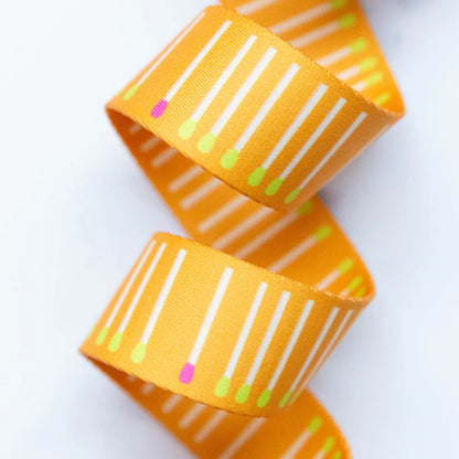Webbing - Meet Your Match in Goldenrod 1.5" Wide