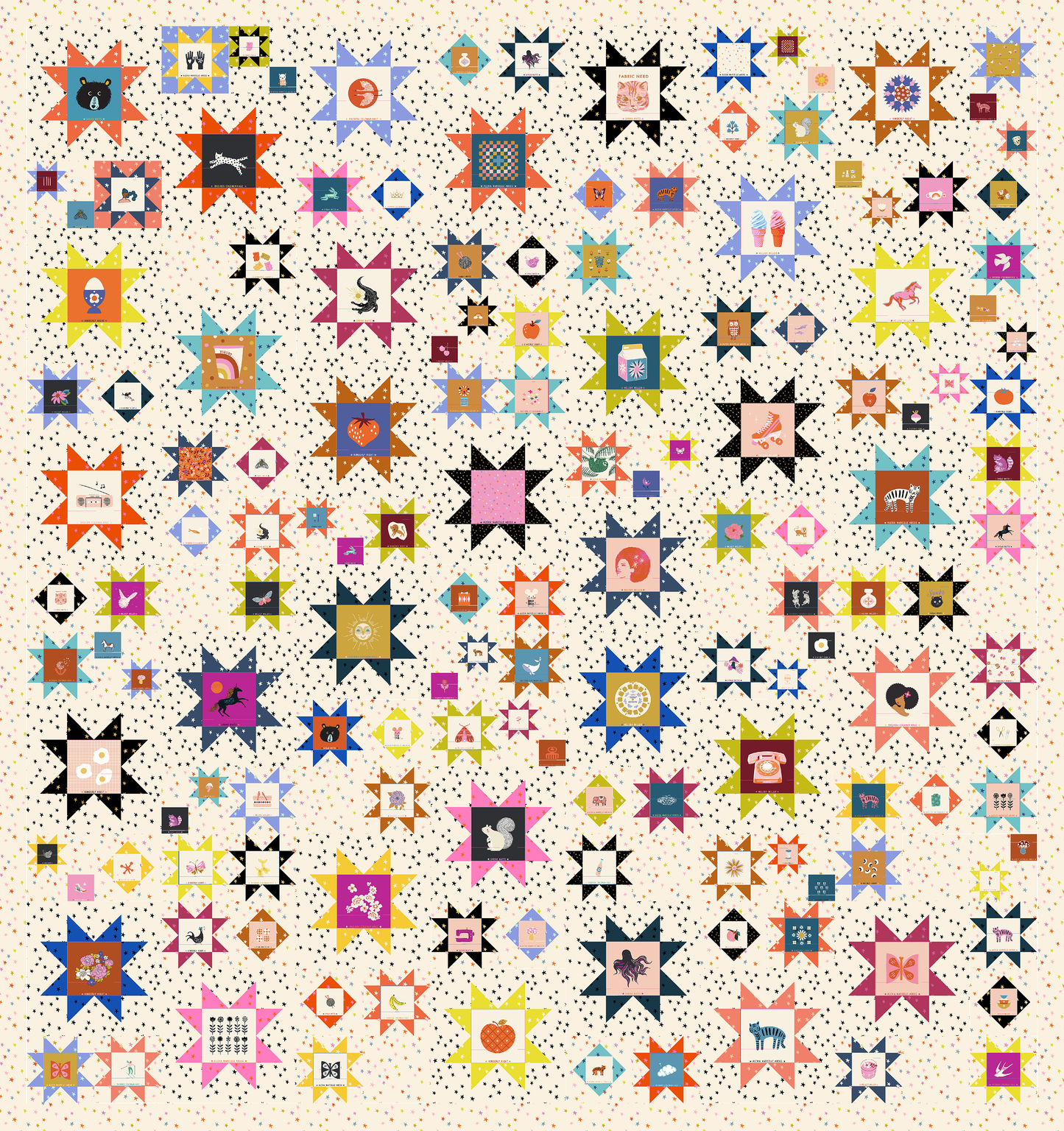 Sawtooth Sky Quilt Pattern (Printed)