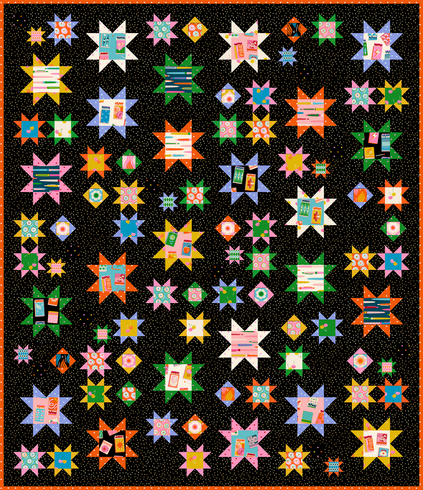 Sawtooth Sky "Trinketry" Quilt Kit