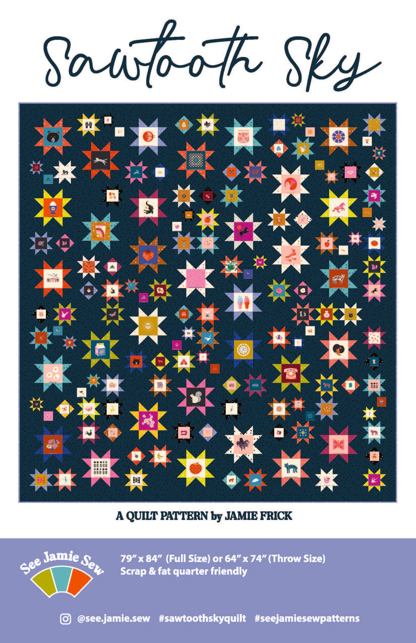 Sawtooth Sky "Trinketry" Quilt Kit