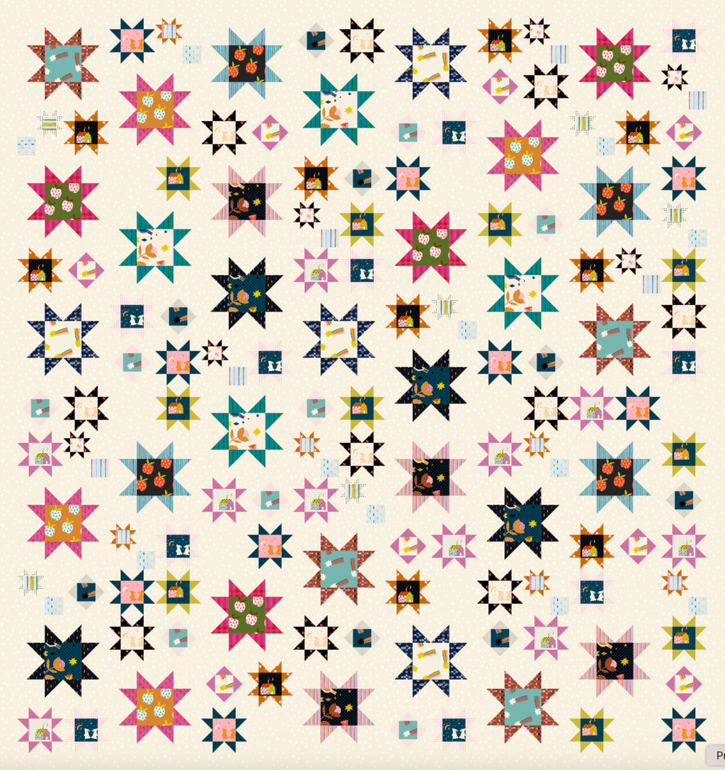 PRE-ORDER: Sawtooth Sky Mystic Fable Quilt Kit