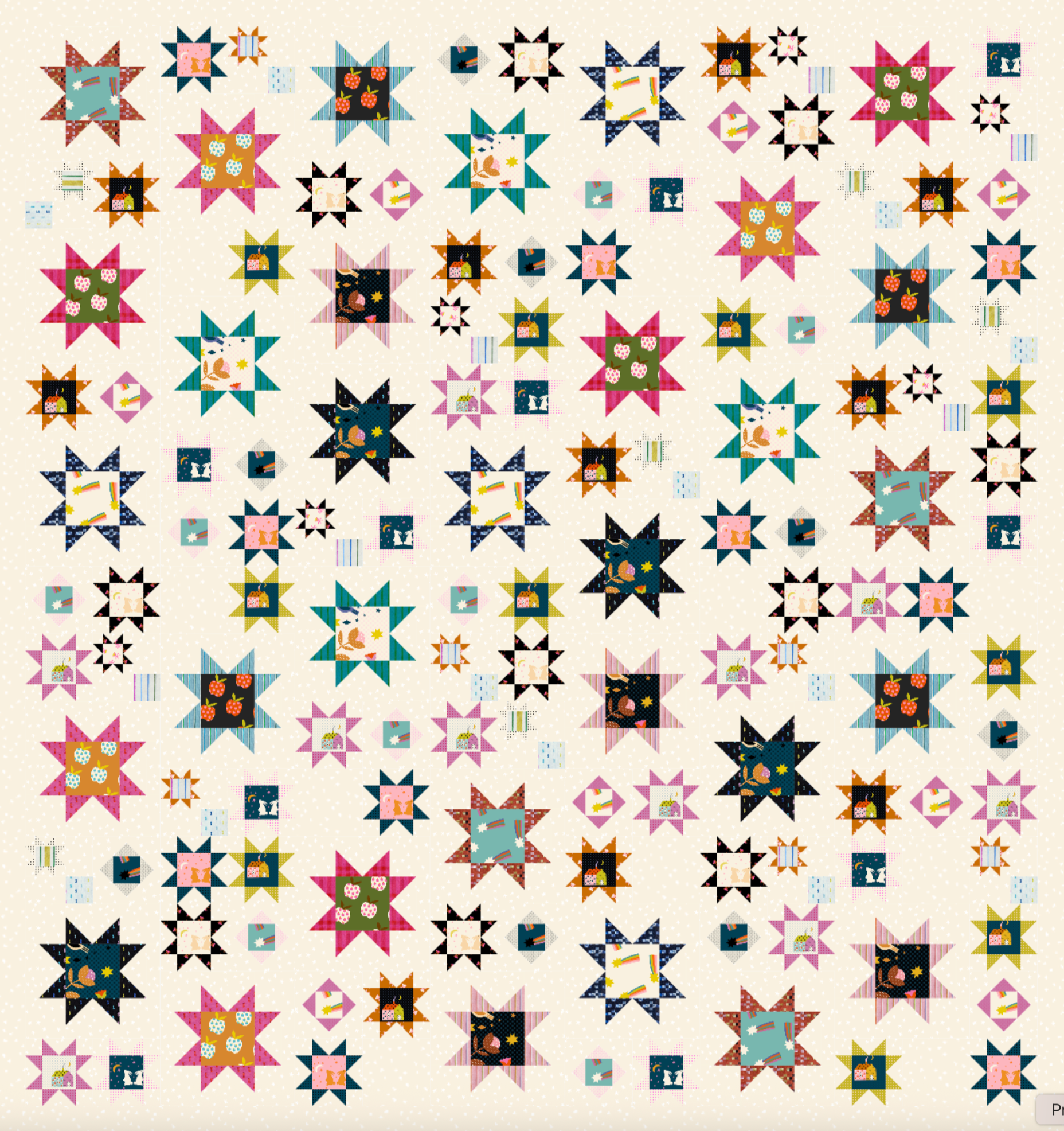 PRE-ORDER: Sawtooth Sky Mystic Fable Quilt Kit