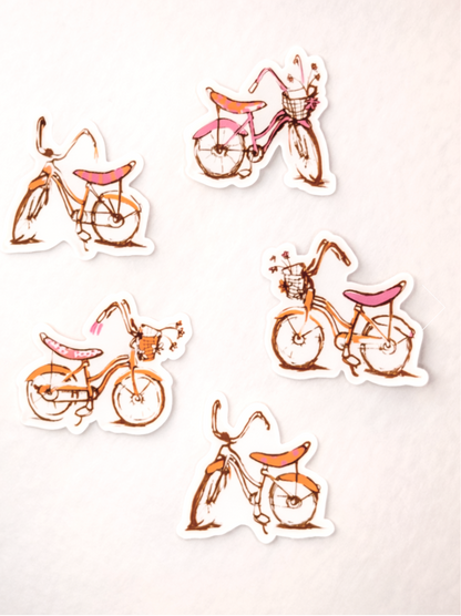 Heather Ross Decals - Bicycles