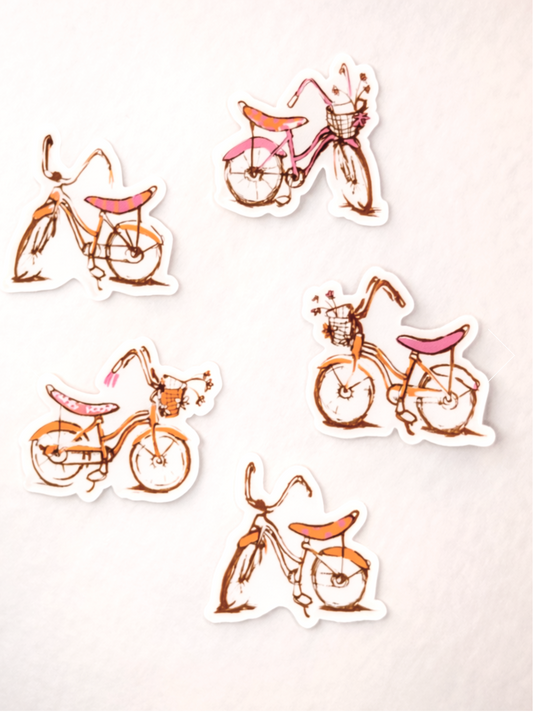 Heather Ross Decals - Bicycles