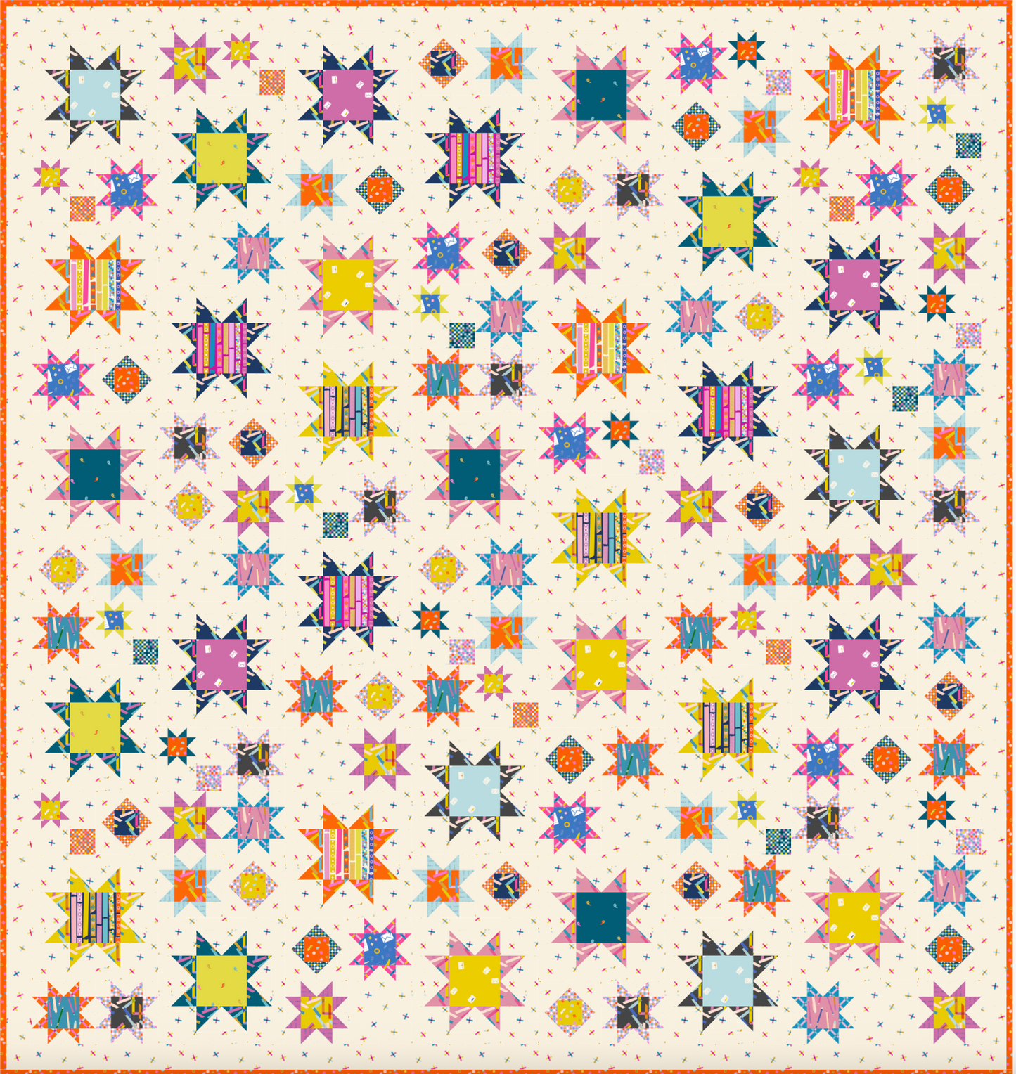 Sawtooth Sky Quilt Pattern (Printed)