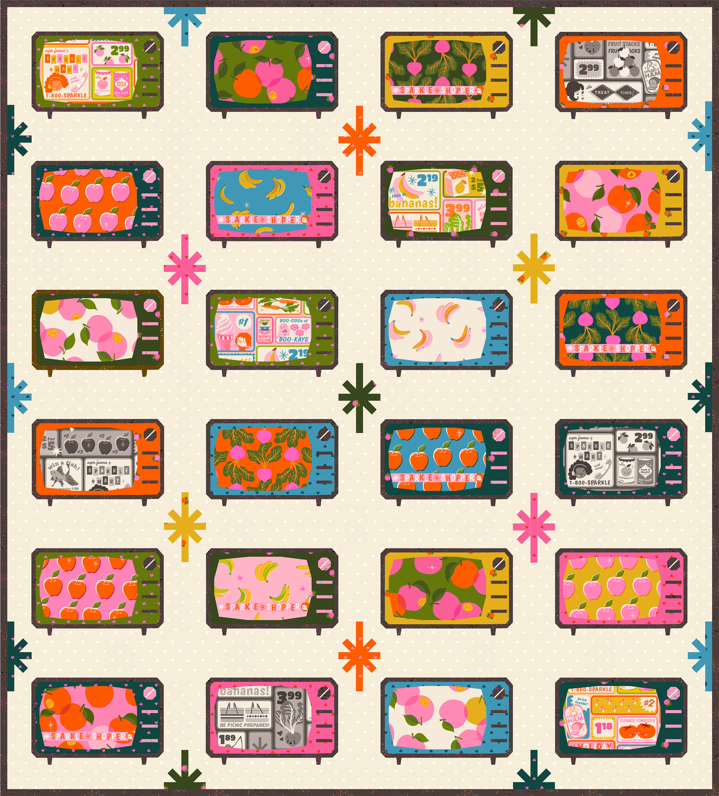 PRE-ORDER: Super Saturday Sparkle Shopper Quilt Kit