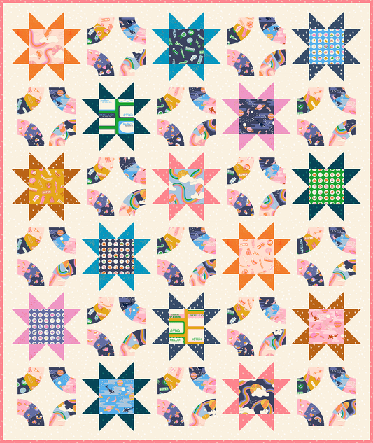 PRE-ORDER: Lee's Farmhouse Sticker Book Quilt Kit