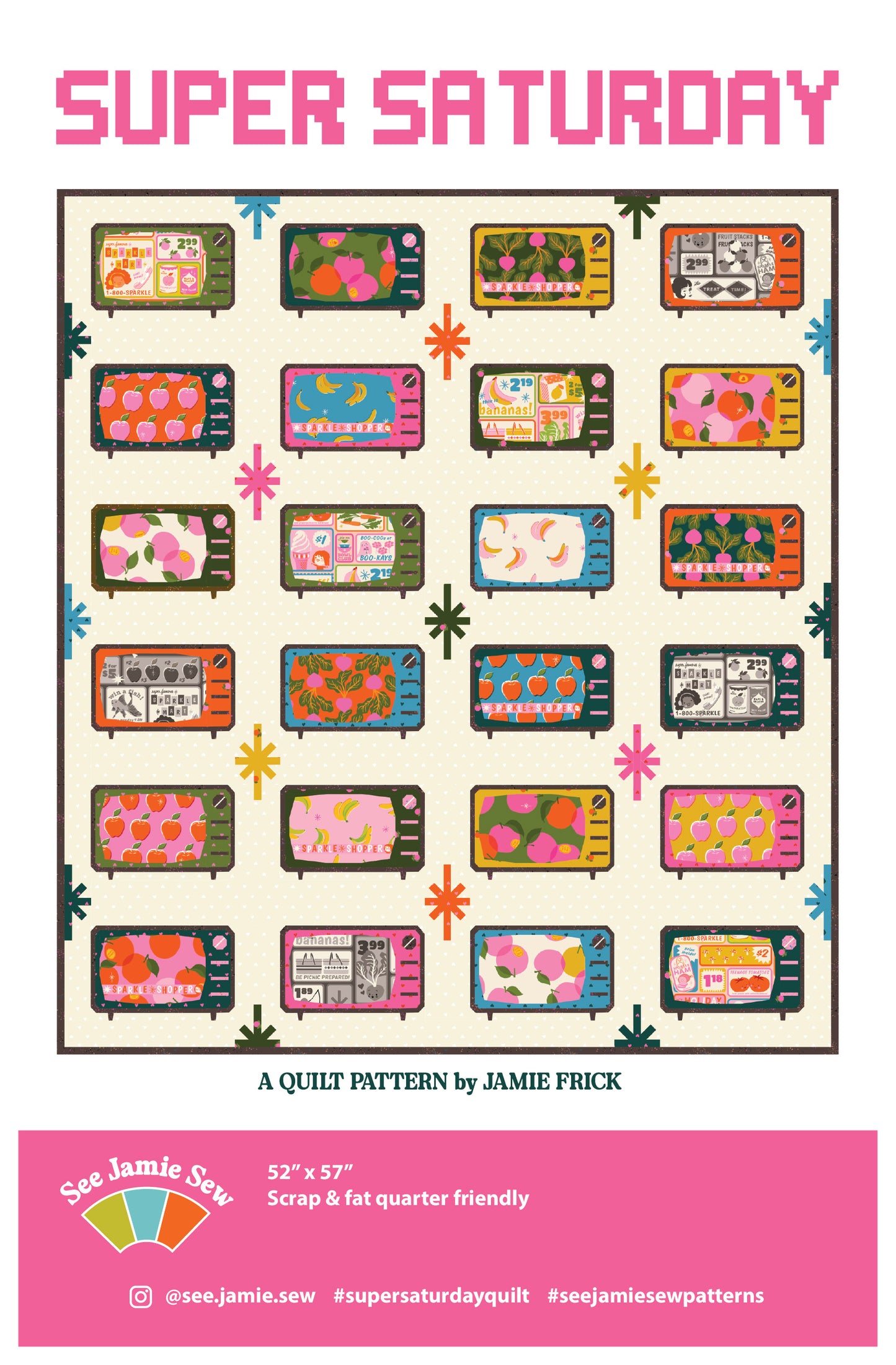 PRE-ORDER: Super Saturday Sparkle Shopper Quilt Kit