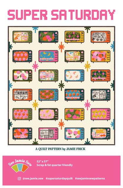 PRE-ORDER: Super Saturday Sparkle Shopper Quilt Kit