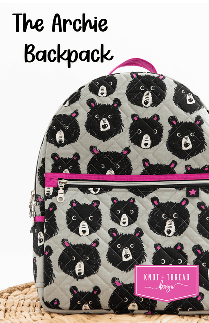 Bag Pattern - The Archie Backpack (Printed)