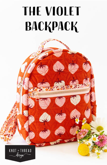 Bag Pattern - The Violet Backpack (Printed)