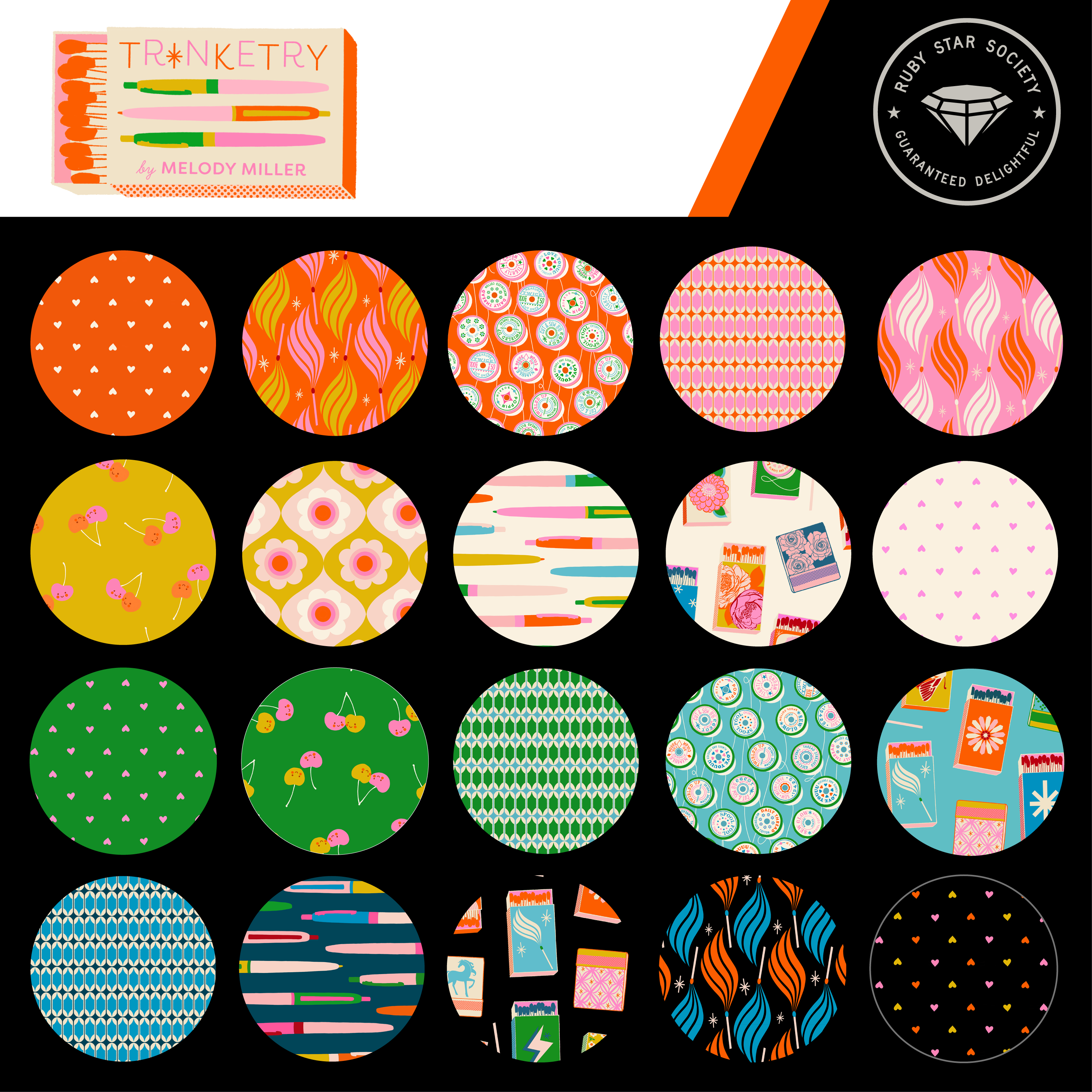 PRE-ORDER: Carbonation Trinketry Quilt Kit