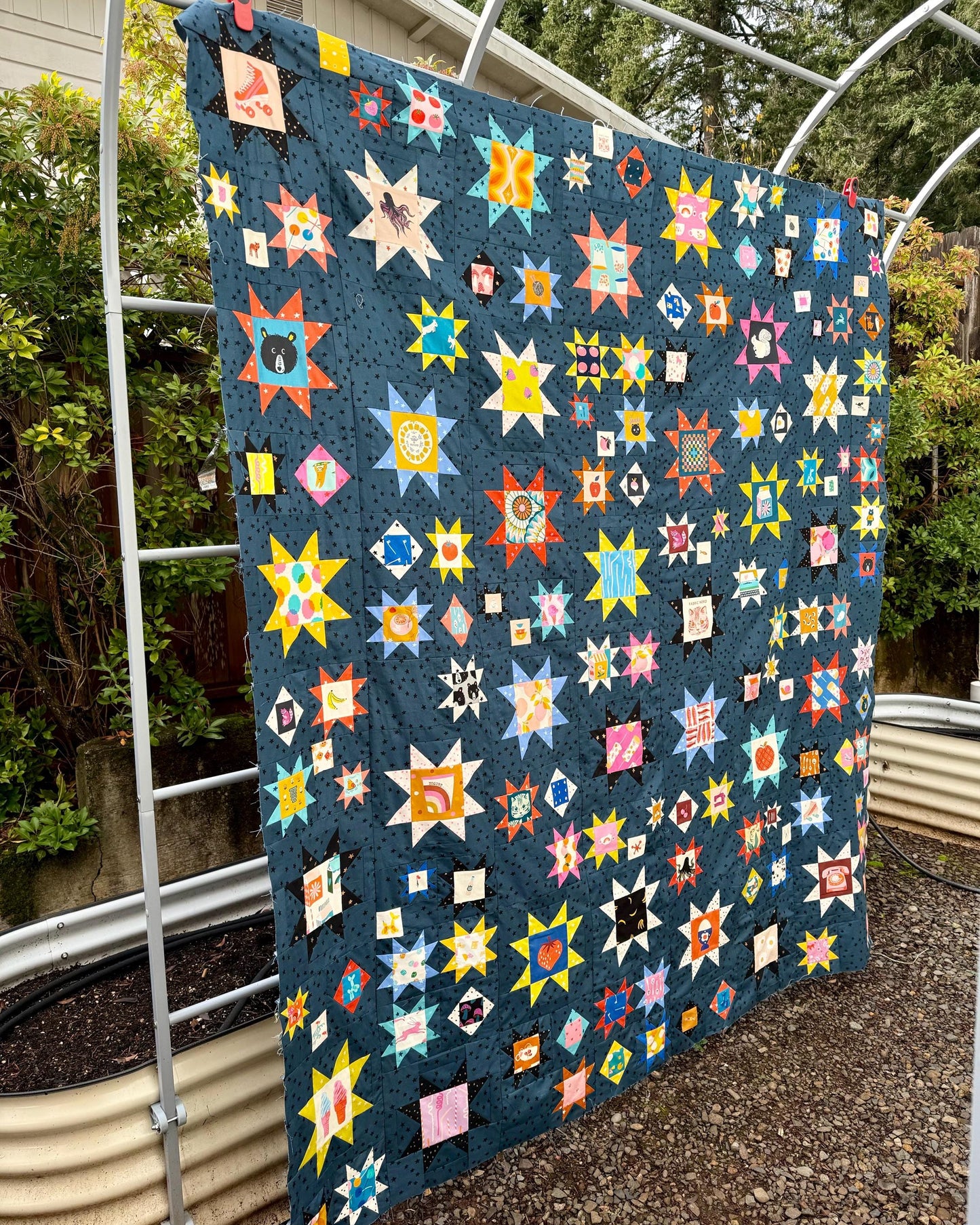 Sawtooth Sky Quilt Pattern (Printed)