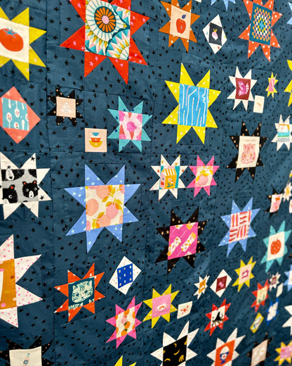 Sawtooth Sky Quilt Pattern (Printed)