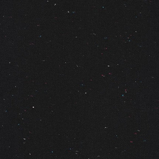 Essex Speckle Yarn Dyed Cotton Linen in Black
