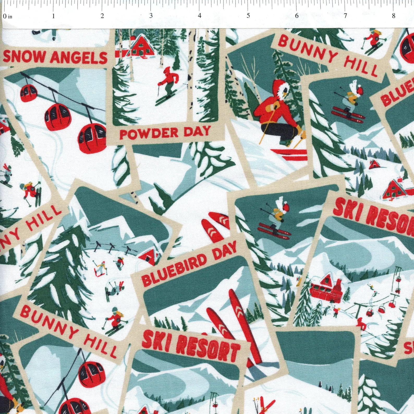 Ski Hill: Posters (1/2 Yard)