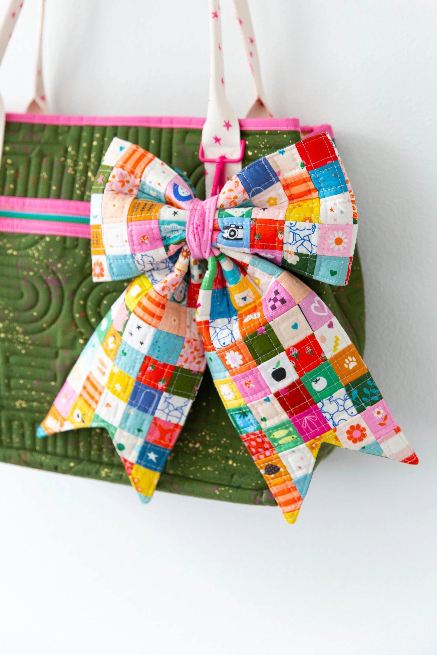 Pattern - Mini Patchwork Quilted Bows (Printed)