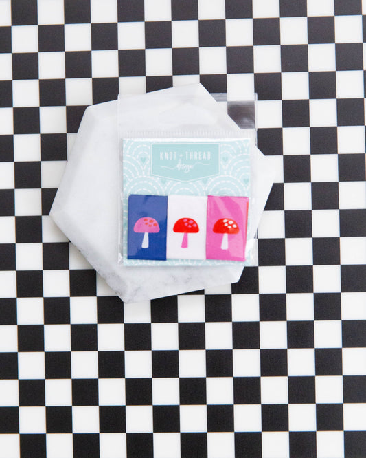 Sew in Labels - Mushrooms