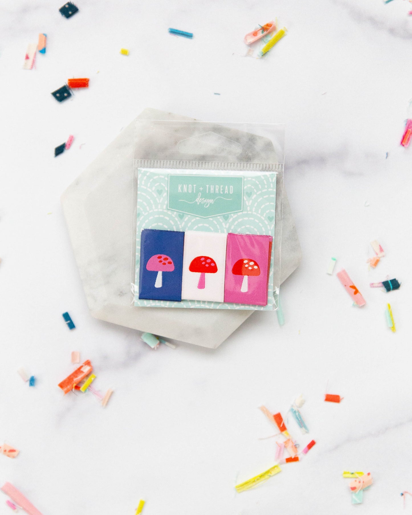 Sew in Labels - Mushrooms