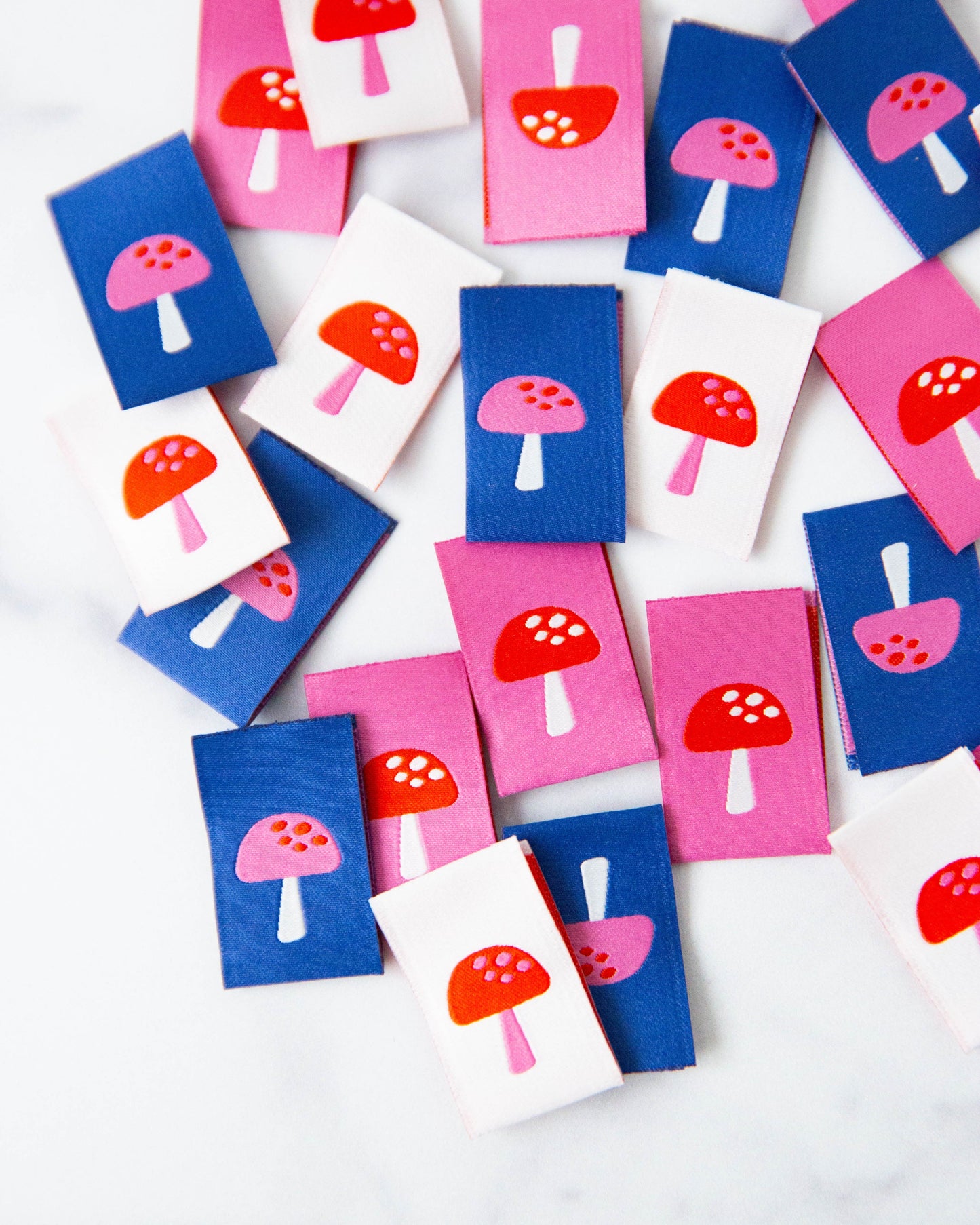 Sew in Labels - Mushrooms