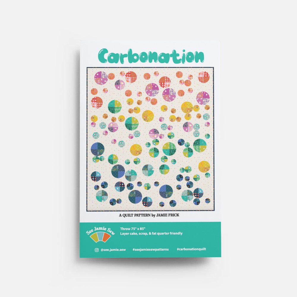 Carbonation Quilt Pattern (Printed)