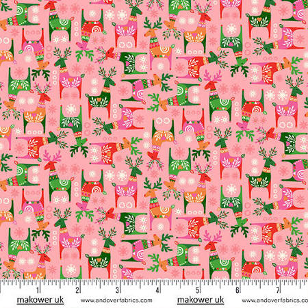 Christmas Brights: Rudolph in Pink