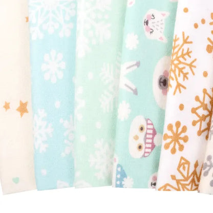 Snow Snuggles Flannel Fabric Strips