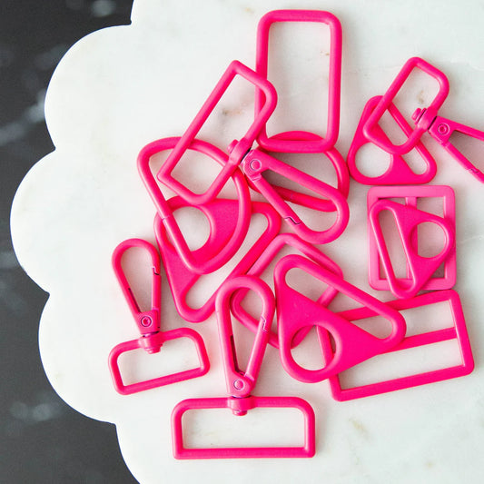 Hot Pink Bag Hardware