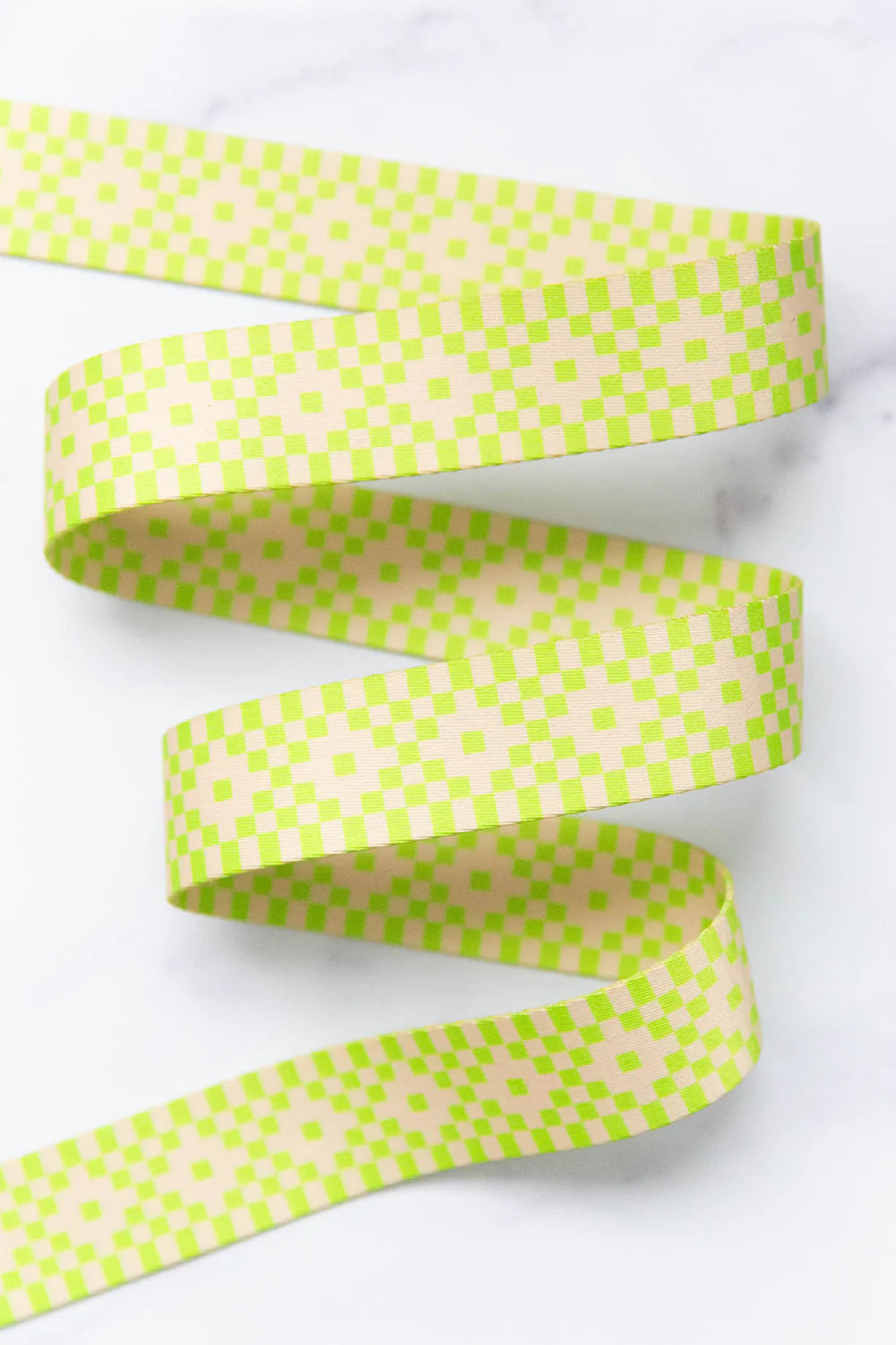 Webbing - Bitmapped in Yellow 1.5" Wide